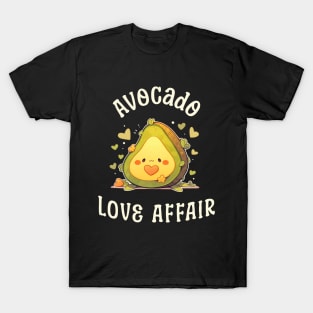 Avocado Love Affair: A Kawaii Love Affair Blossoms T-Shirt